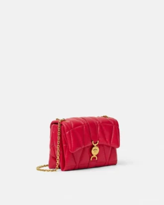 Bolso de hombro Kleio acolchado en napa