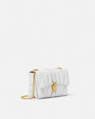 Bolso de hombro Kleio acolchado en napa