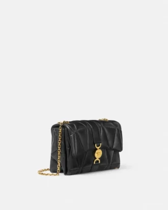 Bolso de hombro Kleio acolchado en napa