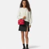 Bolso de hombro Kleio acolchado en napa Bolso de hombro Kleio acolchado en napa