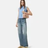 Bolso de hombro Kleio acolchado en napa Bolso de hombro Kleio acolchado en napa