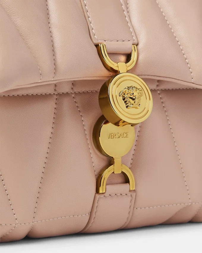 Bolso de hombro Kleio acolchado en napa Bolso de hombro Kleio acolchado en napa