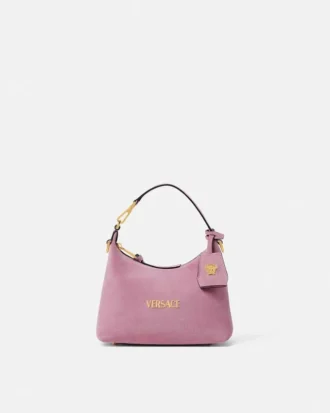 Bolso hobo de ante Versace Tag