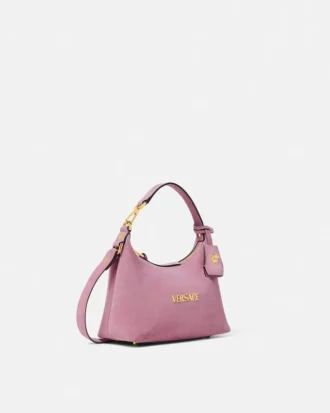 Bolso hobo de ante Versace Tag