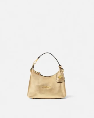 Bolso hobo metálico Versace Tag