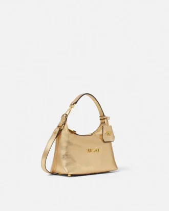 Bolso hobo metálico Versace Tag