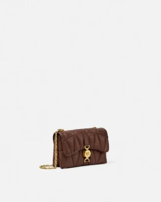 Bolso mini Kleio acolchado de napa