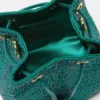 Bolso mini tipo cubo de satén con adornos La Medusa Bolso mini tipo cubo de satén con adornos La Medusa