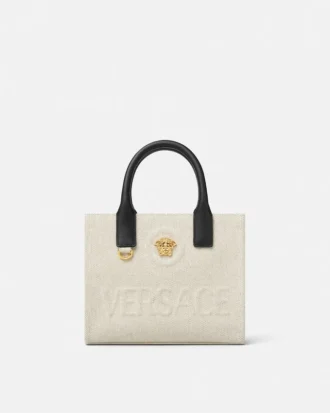 Bolso mini tote de lona La Medusa