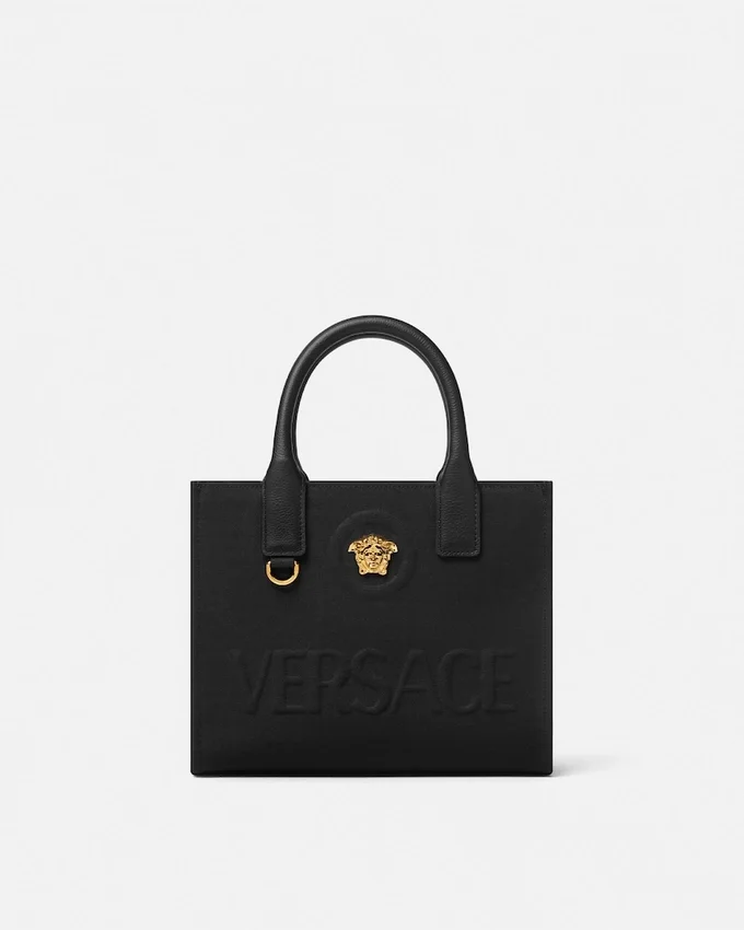Bolso mini tote de lona La Medusa Bolso mini tote de lona La Medusa