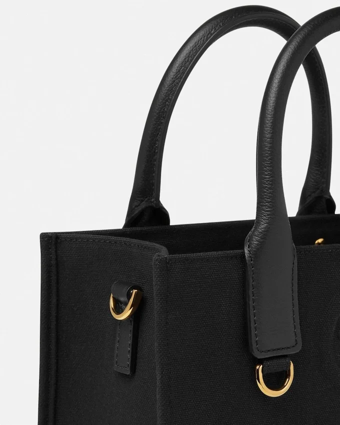 Bolso mini tote de lona La Medusa Bolso mini tote de lona La Medusa