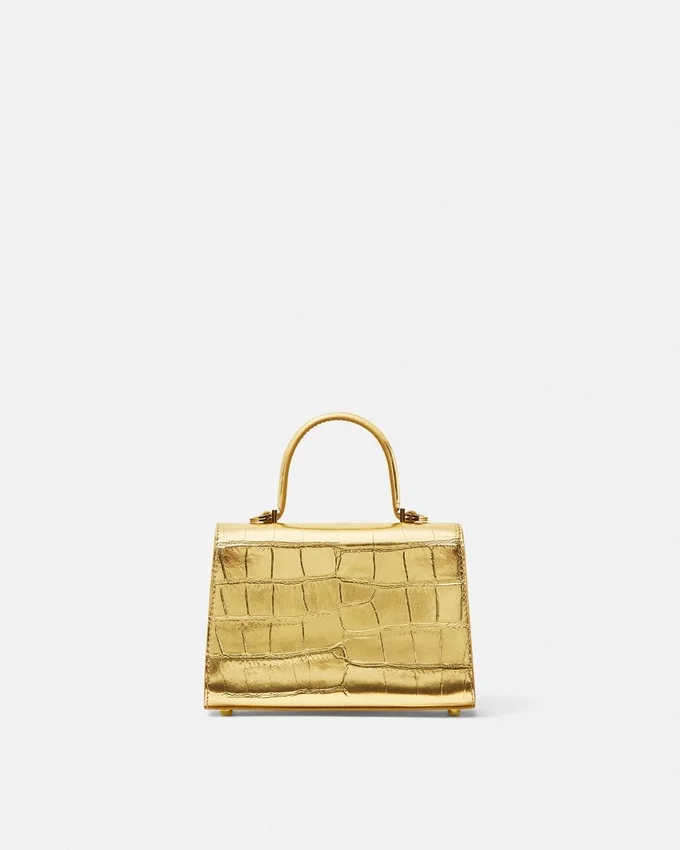 Bolso pequeño Medusa 95 con efecto cocodrilo Bolso pequeño Medusa 95 con efecto cocodrilo