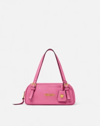 Bolso tipo bowling Tag Nappa de Versace