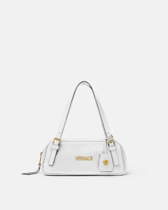 Bolso tipo bowling Tag Nappa de Versace
