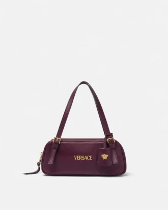 Bolso tipo bowling Tag Nappa de Versace