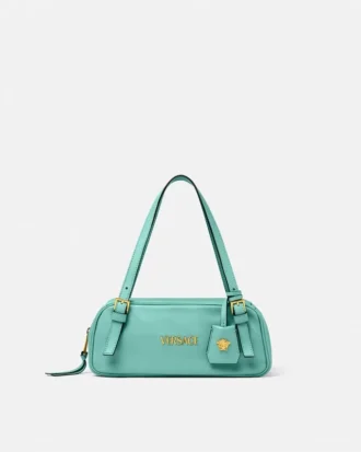 Bolso tipo bowling Tag Nappa de Versace