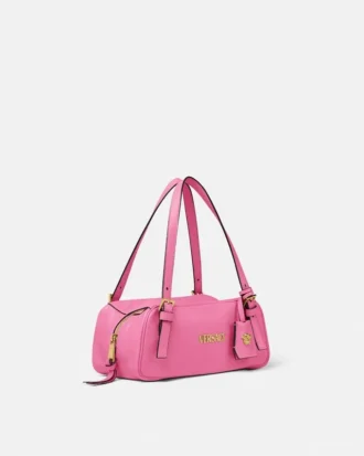 Bolso tipo bowling Tag Nappa de Versace