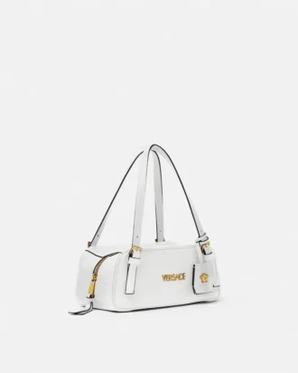 Bolso tipo bowling Tag Nappa de Versace