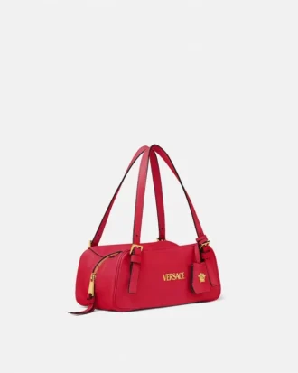 Bolso tipo bowling Tag Nappa de Versace