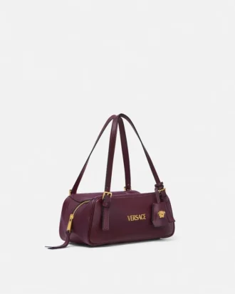 Bolso tipo bowling Tag Nappa de Versace