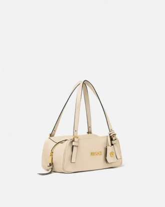 Bolso tipo bowling Tag Nappa de Versace