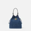 Bolso tipo cubo de denim La Medusa Bolso tipo cubo de denim La Medusa