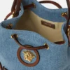 Bolso tipo cubo de denim La Medusa Bolso tipo cubo de denim La Medusa