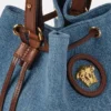 Bolso tipo cubo de denim La Medusa Bolso tipo cubo de denim La Medusa