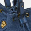 Bolso tipo cubo de denim La Medusa Bolso tipo cubo de denim La Medusa