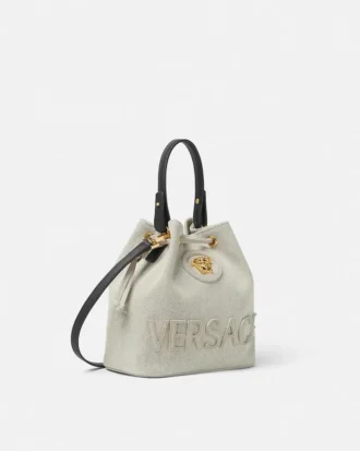Bolso tipo cubo de lona La Medusa