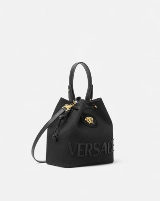 Bolso tipo cubo de lona La Medusa