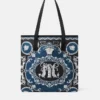 Bolso tote de lona estampada La Medusa