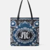 Bolso tote de lona estampada La Medusa
