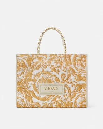 Bolso tote grande Athena de rafia