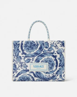 Bolso tote grande Athena de rafia