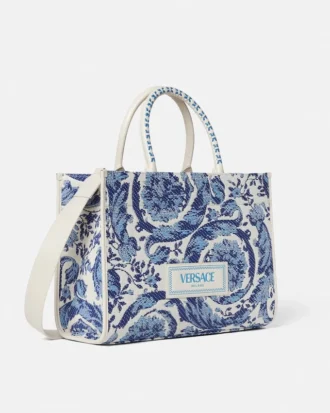 Bolso tote grande Athena de rafia