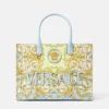 Bolso tote grande de lona con estampado La Medusa
