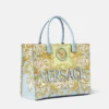 Bolso tote grande de lona con estampado La Medusa