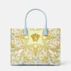 Bolso tote grande de lona con estampado La Medusa