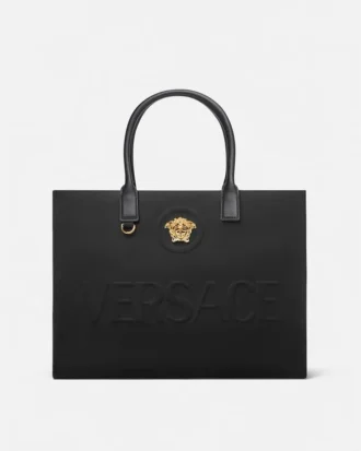 Bolso tote grande de lona La Medusa