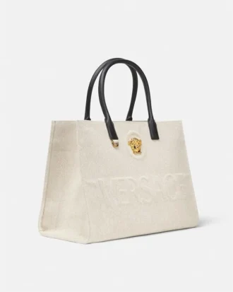 Bolso tote grande de lona La Medusa