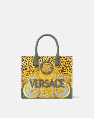 Bolso tote pequeño Cheetah Foulard La Medusa