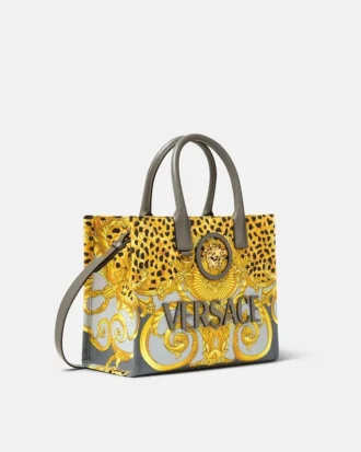 Bolso tote pequeño Cheetah Foulard La Medusa