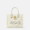 Bolso tote pequeño de lona con estampado La Medusa Bolso tote pequeño de lona con estampado La Medusa