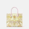 Bolso tote pequeño de lona con estampado La Medusa Bolso tote pequeño de lona con estampado La Medusa