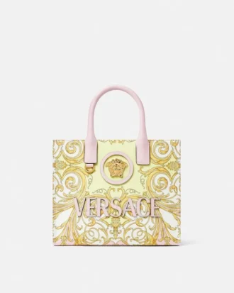 Bolso tote pequeño de lona con estampado La Medusa