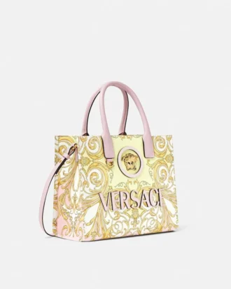 Bolso tote pequeño de lona con estampado La Medusa