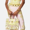 Bolso tote pequeño de lona con estampado La Medusa Bolso tote pequeño de lona con estampado La Medusa