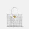 Bolso tote pequeño La Medusa con corte láser Bolso tote pequeño La Medusa con corte láser