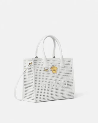 Bolso tote pequeño La Medusa con corte láser